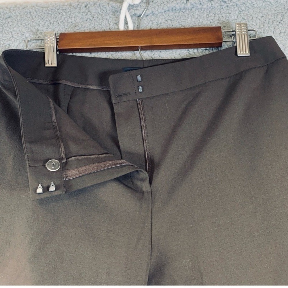 Lafayette 148 New York Dress Pants Women's‎ Straight Leg Wool Blend Brown Size 8 - Picture 4 of 13